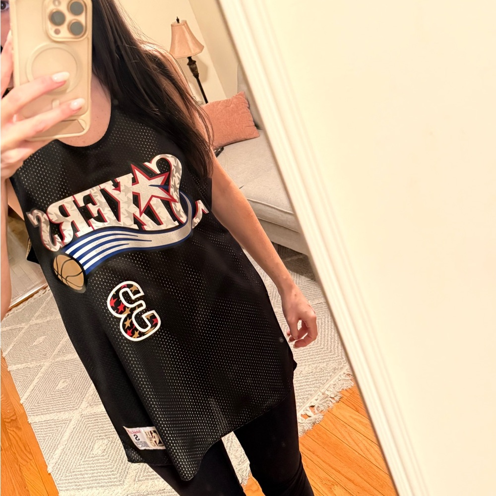 Allen Iverson Philadelphia 76ers NBA All Star Reversible Jersey Mitchell & Ness